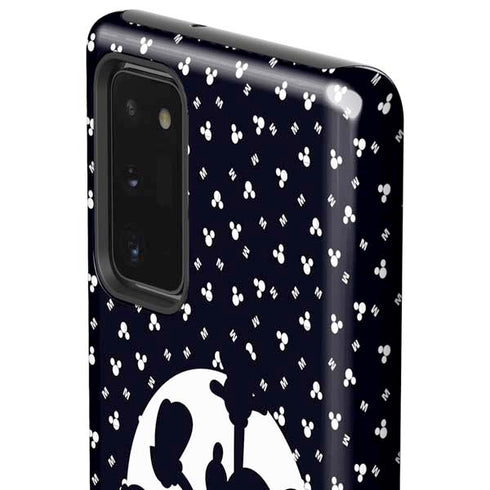 Disney Mickey Mouse Falling Silhouette Galaxy Note20 5G Pro Case