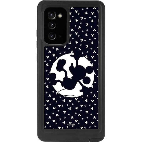 Disney Mickey Mouse Falling Silhouette Galaxy Note20 5G Waterproof Case