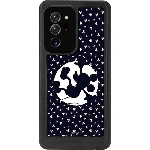 Disney Mickey Mouse Falling Silhouette Galaxy Note20 Ultra 5G Waterproof Case