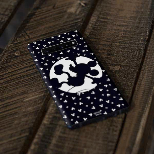 Disney Mickey Mouse Falling Silhouette Galaxy S10 Plus Skin