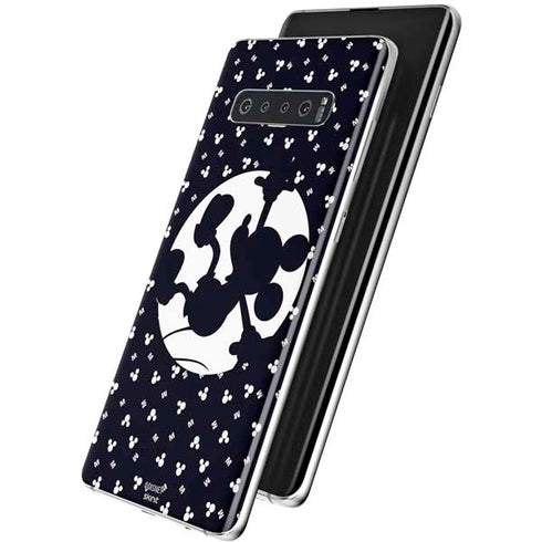 Disney Mickey Mouse Falling Silhouette Galaxy S10 Skin