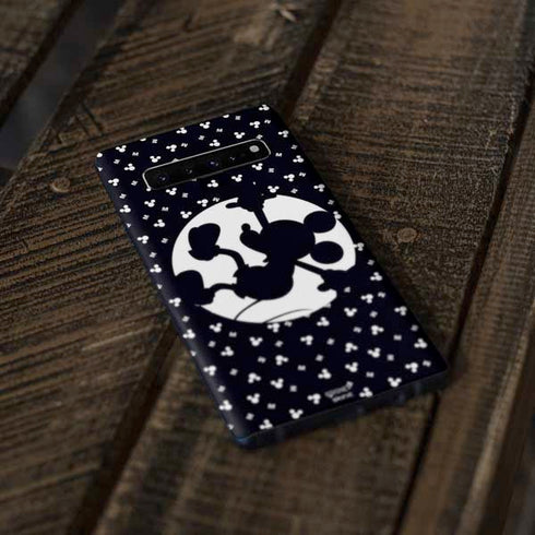 Disney Mickey Mouse Falling Silhouette Galaxy S10 Skin