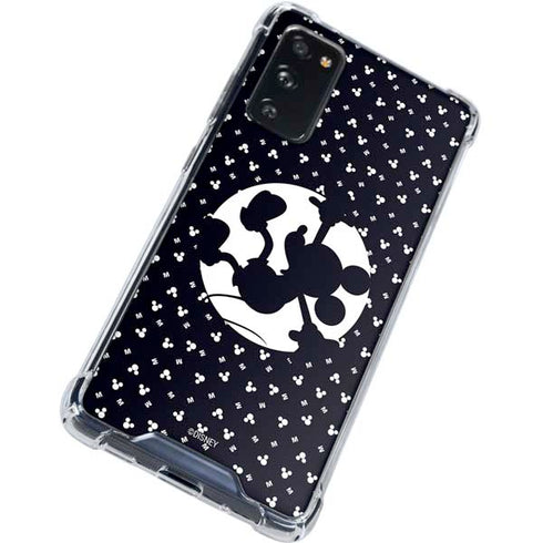 Disney Mickey Mouse Falling Silhouette Galaxy S20 FE Clear Case