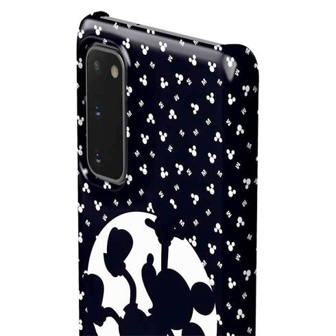 Disney Mickey Mouse Falling Silhouette Galaxy S20 Lite Case