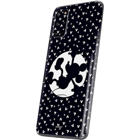 Disney Mickey Mouse Falling Silhouette Galaxy S20 Plus Skin