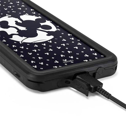 Disney Mickey Mouse Falling Silhouette Galaxy S20 Plus Waterproof Case