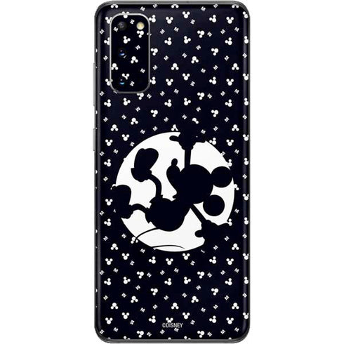 Disney Mickey Mouse Falling Silhouette Galaxy S20 Skin