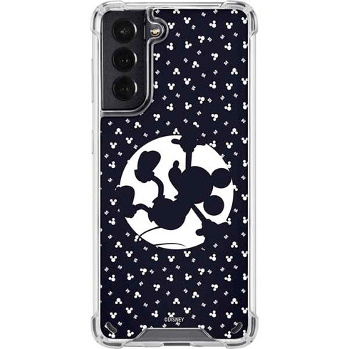 Disney Mickey Mouse Falling Silhouette Galaxy S21 5G Clear Case