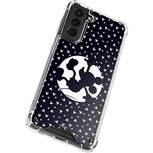 Disney Mickey Mouse Falling Silhouette Galaxy S21 5G Clear Case