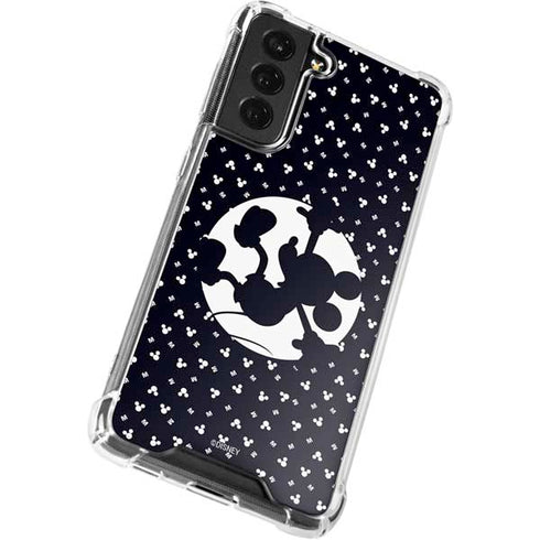 Disney Mickey Mouse Falling Silhouette Galaxy S21 FE Clear Case