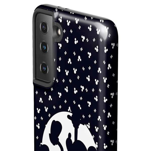 Disney Mickey Mouse Falling Silhouette Galaxy S21 FE Pro Case