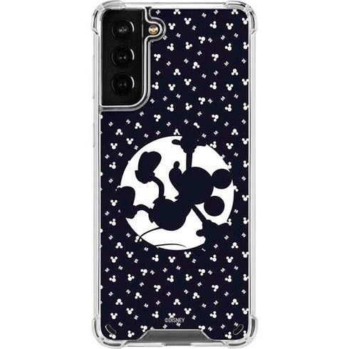 Disney Mickey Mouse Falling Silhouette Galaxy S21 Plus 5G Clear Case