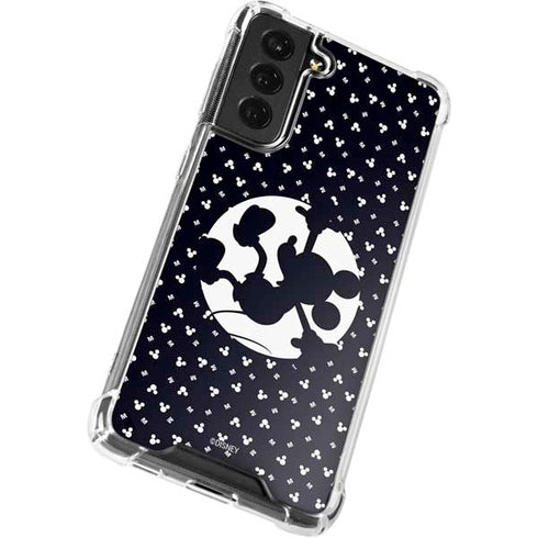 Disney Mickey Mouse Falling Silhouette Galaxy S22 Clear Case