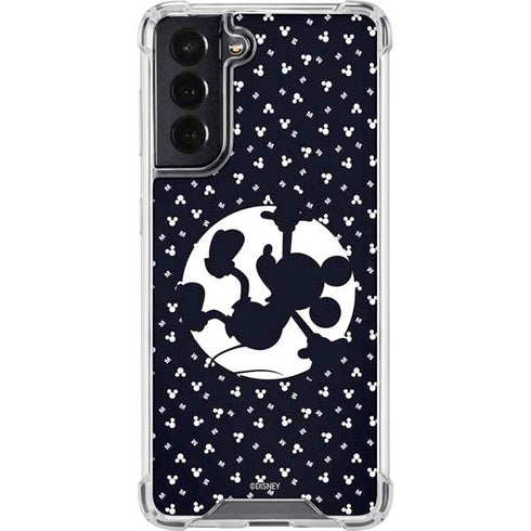 Disney Mickey Mouse Falling Silhouette Galaxy S22 Clear Case