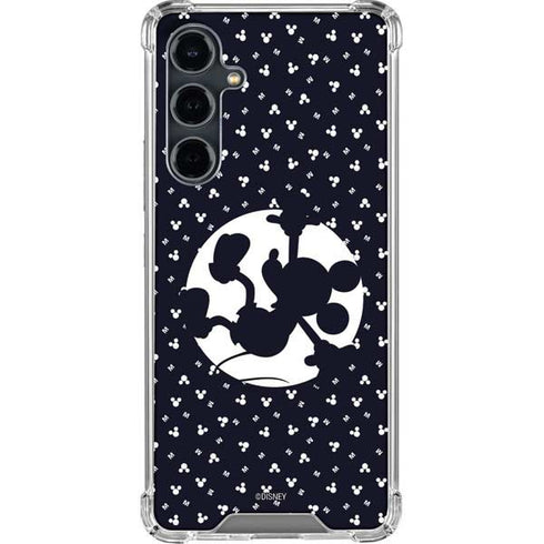 Disney Mickey Mouse Falling Silhouette Galaxy S23 FE Clear Case