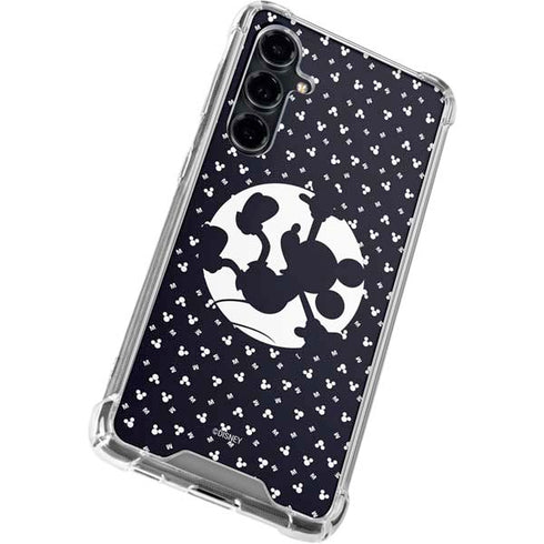 Disney Mickey Mouse Falling Silhouette Galaxy S23 FE Clear Case