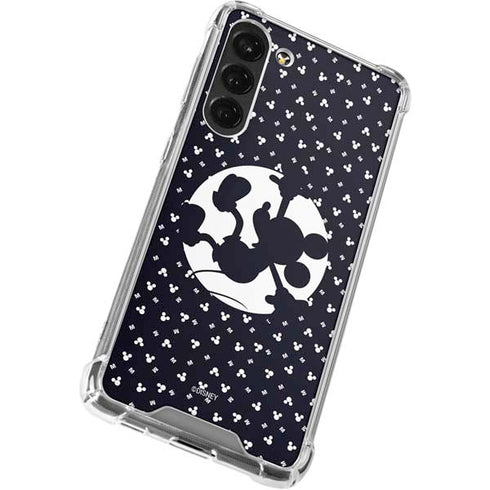 Disney Mickey Mouse Falling Silhouette Galaxy S23 Plus Clear Case