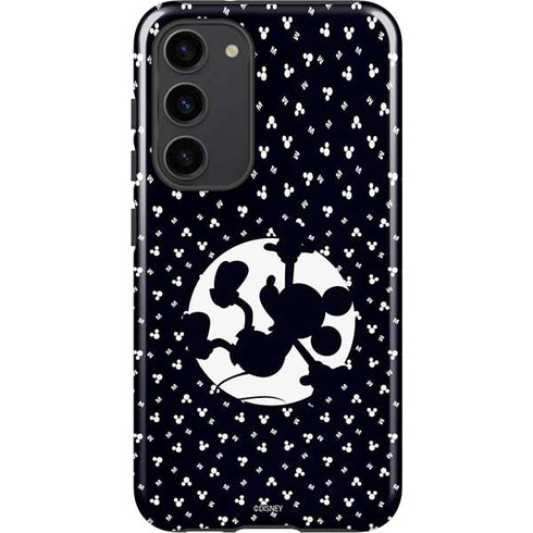 Disney Mickey Mouse Falling Silhouette Galaxy S23 Plus Pro Case
