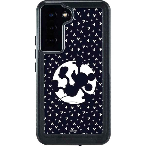 Disney Mickey Mouse Falling Silhouette Galaxy S23 Plus Waterproof Case