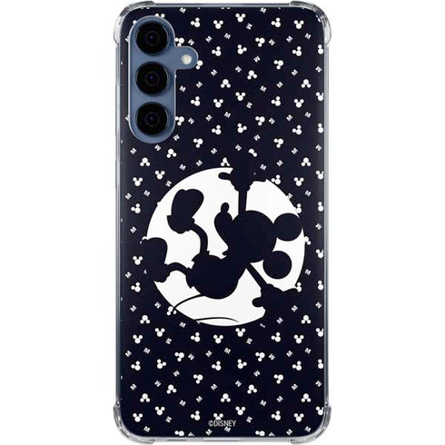 Disney Mickey Mouse Falling Silhouette Galaxy S24 Clear Case