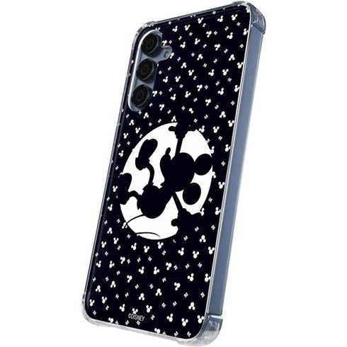 Disney Mickey Mouse Falling Silhouette Galaxy S24 Clear Case