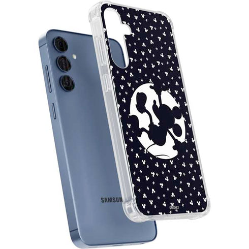 Disney Mickey Mouse Falling Silhouette Galaxy S24 Clear Case