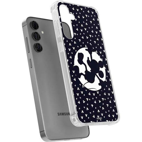 Disney Mickey Mouse Falling Silhouette Galaxy S24 Plus Clear Case