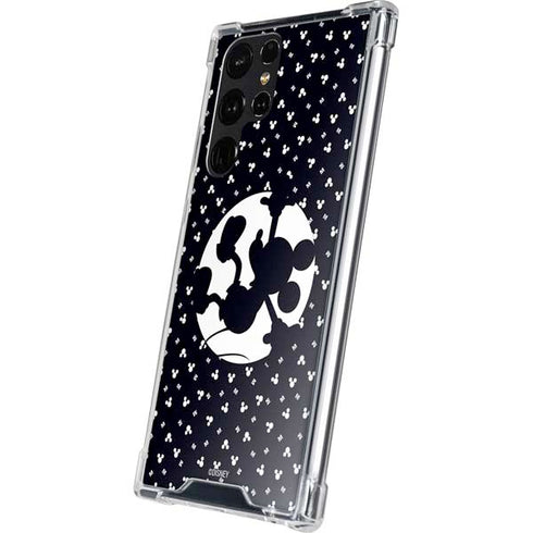 Disney Mickey Mouse Falling Silhouette Galaxy S24 Ultra Clear Case