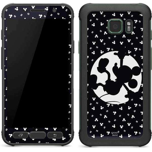 Disney Mickey Mouse Falling Silhouette Galaxy S7 Active Skin