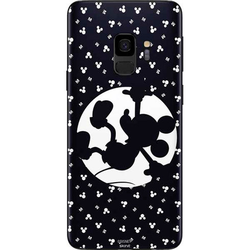 Disney Mickey Mouse Falling Silhouette Galaxy S9 Skin