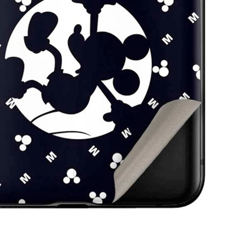 Disney Mickey Mouse Falling Silhouette Galaxy Z Flip Skin