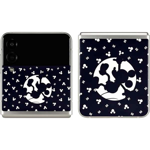 Disney Mickey Mouse Falling Silhouette Galaxy Z Flip3 5G Skin