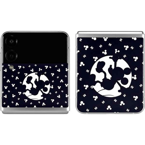 Disney Mickey Mouse Falling Silhouette Galaxy Z Flip4 5G Skin