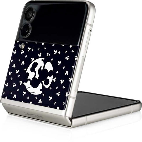 Disney Mickey Mouse Falling Silhouette Galaxy Z Flip4 5G Skin