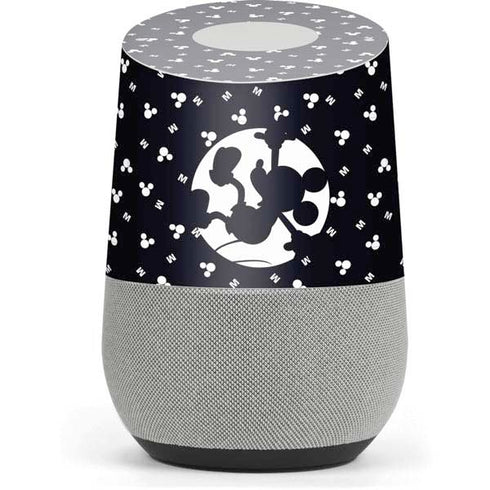 Disney Mickey Mouse Falling Silhouette Google Home Skin