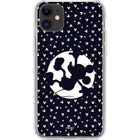 Disney Mickey Mouse Falling Silhouette iPhone 11 Clear Case
