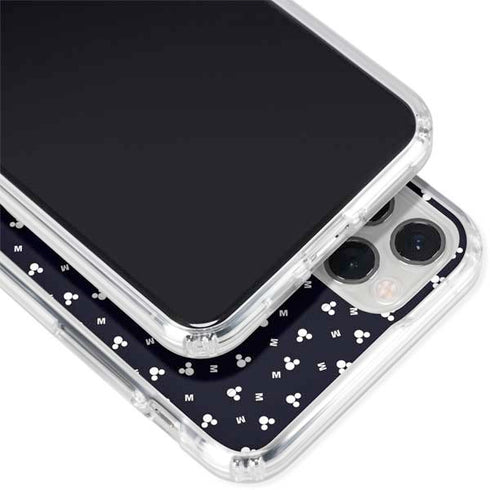 Disney Mickey Mouse Falling Silhouette iPhone 11 Pro Clear Case