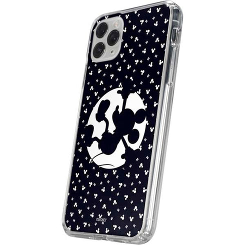 Disney Mickey Mouse Falling Silhouette iPhone 11 Pro Clear Case