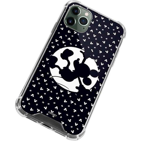 Disney Mickey Mouse Falling Silhouette iPhone 11 Pro Max Clear Case
