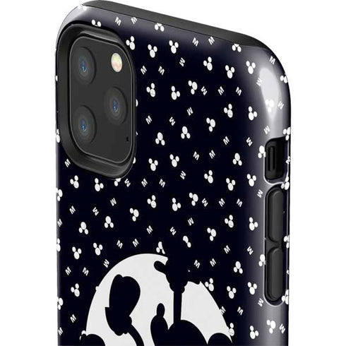 Disney Mickey Mouse Falling Silhouette iPhone 11 Pro Max Impact Case