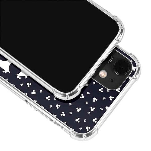 Disney Mickey Mouse Falling Silhouette iPhone 12 Clear Case