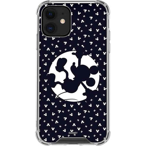 Disney Mickey Mouse Falling Silhouette iPhone 12 Mini Clear Case