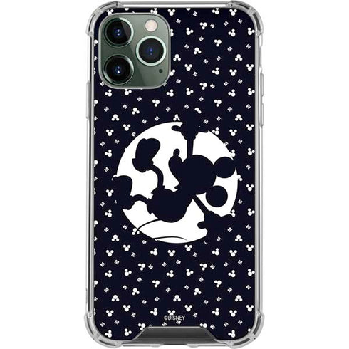 Disney Mickey Mouse Falling Silhouette iPhone 12 Pro Clear Case