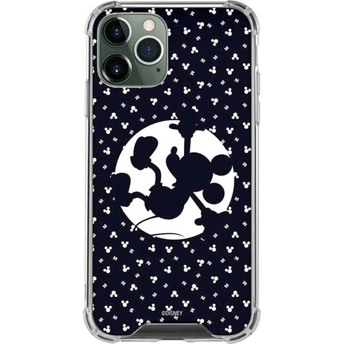 Disney Mickey Mouse Falling Silhouette iPhone 12 Pro Max Clear Case