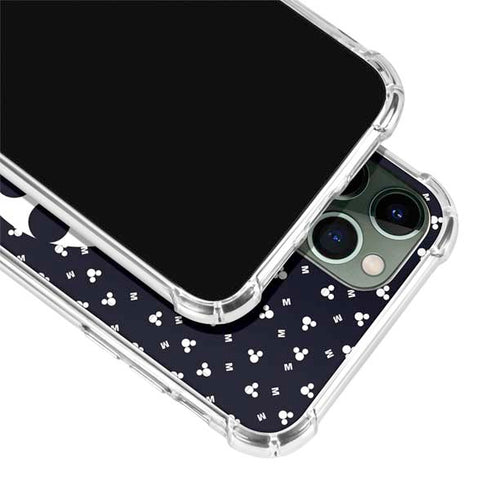 Disney Mickey Mouse Falling Silhouette iPhone 12 Pro Max Clear Case