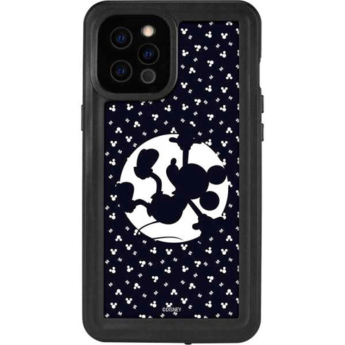 Disney Mickey Mouse Falling Silhouette iPhone 12 Pro Max Waterproof Case