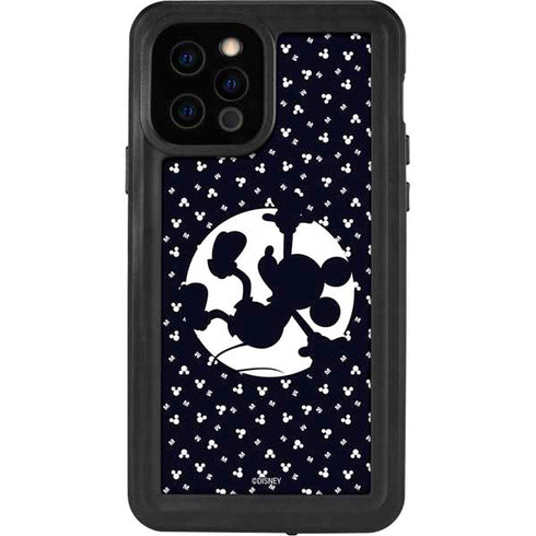 Disney Mickey Mouse Falling Silhouette iPhone 12 Pro Waterproof Case