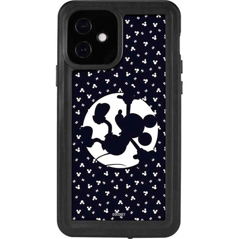 Disney Mickey Mouse Falling Silhouette iPhone 12 Waterproof Case