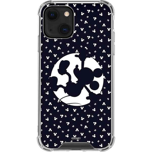 Disney Mickey Mouse Falling Silhouette iPhone 13 Clear Case