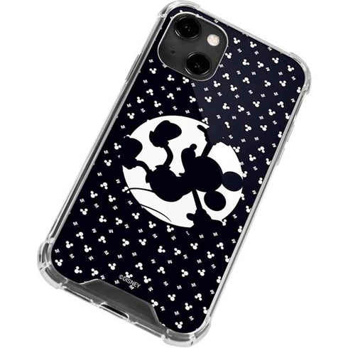 Disney Mickey Mouse Falling Silhouette iPhone 13 Clear Case